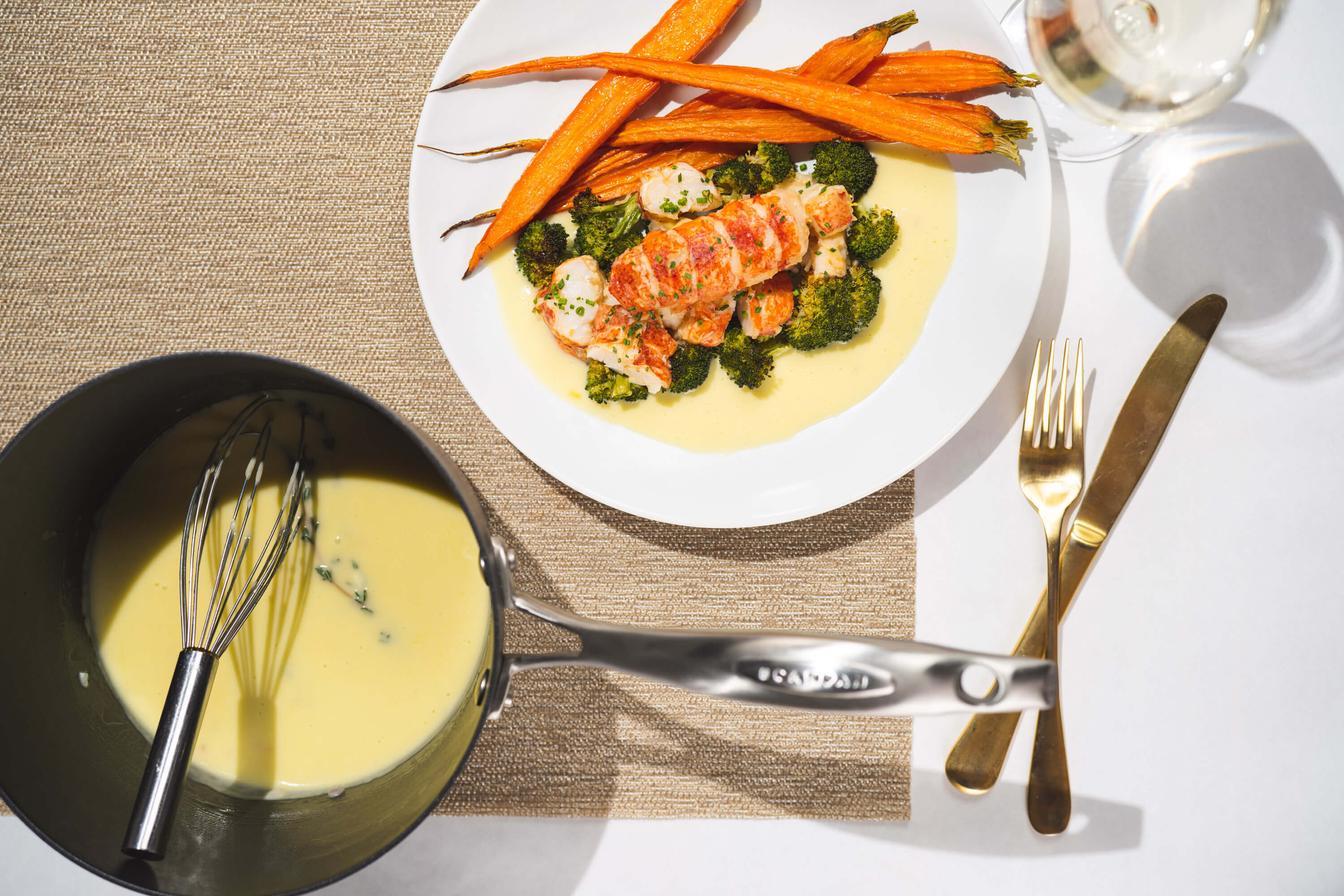 Lobster with Meyer Lemon Beurre Blanc