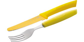 SPECTRUM BY SCANPAN Steak Cutlery Set, Yellow