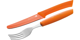 SPECTRUM BY SCANPAN Steak Cutlery Set, Orange