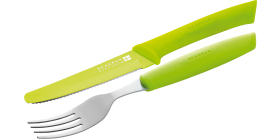SPECTRUM BY SCANPAN Steak Cutlery Set, Green