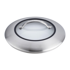 CTX 9.5'' Steel/Glass Lid